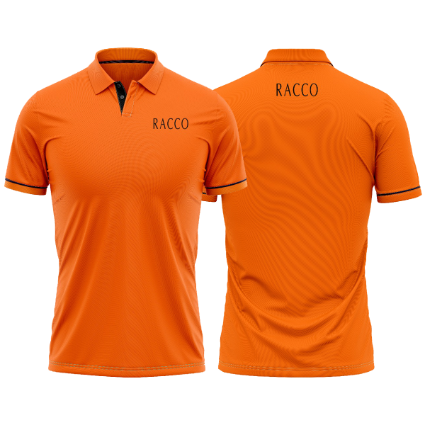 Polera Naranja Masculina - 2XL - Racco (780)