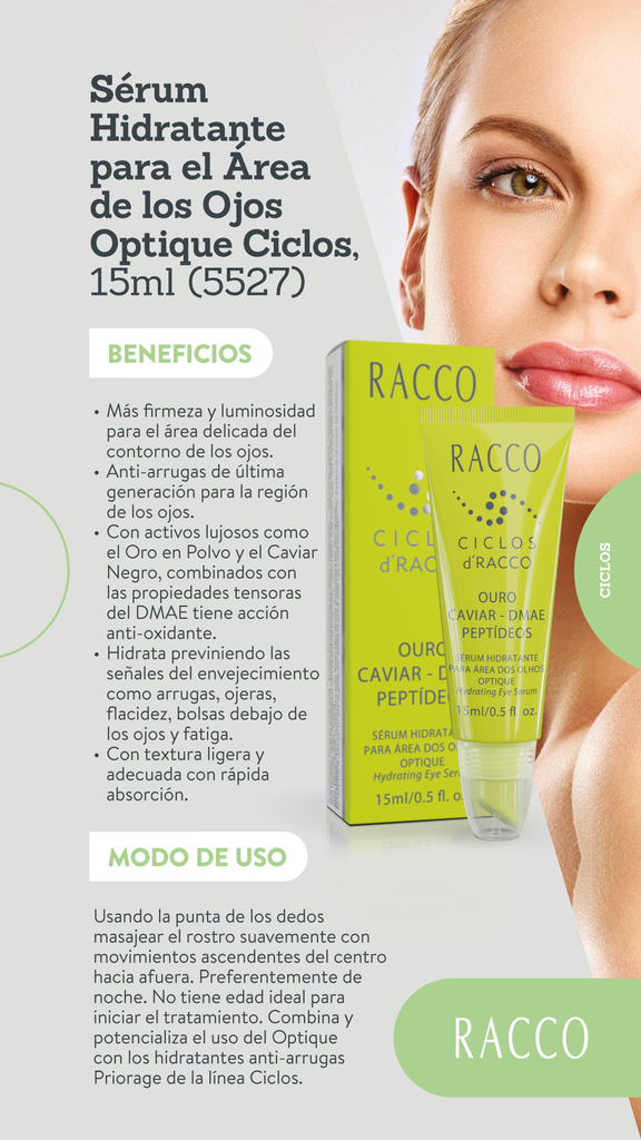 Sérum Hidratante para Área de los Ojos Optique Ciclos, 15ml (5527)