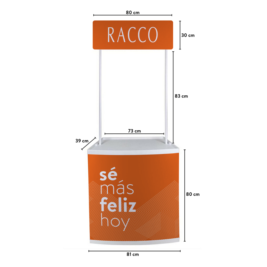 Mostrador Portátil Plegable Racco (679)