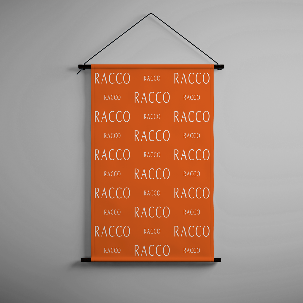 [811] Banner Pendón - Naranja - Racco (811)