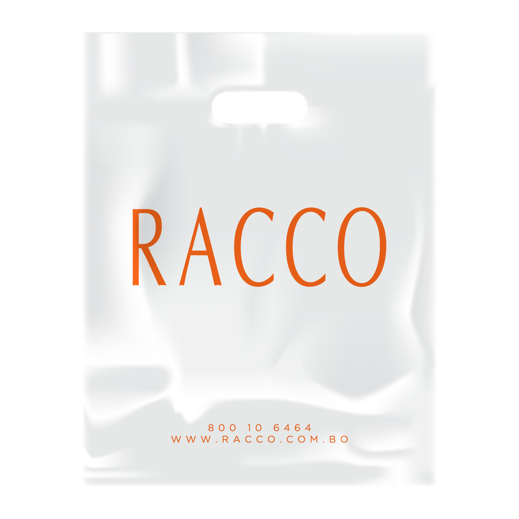 [94685] Kit Pack Bolsa Blanca Grande Racco X20 (94685)